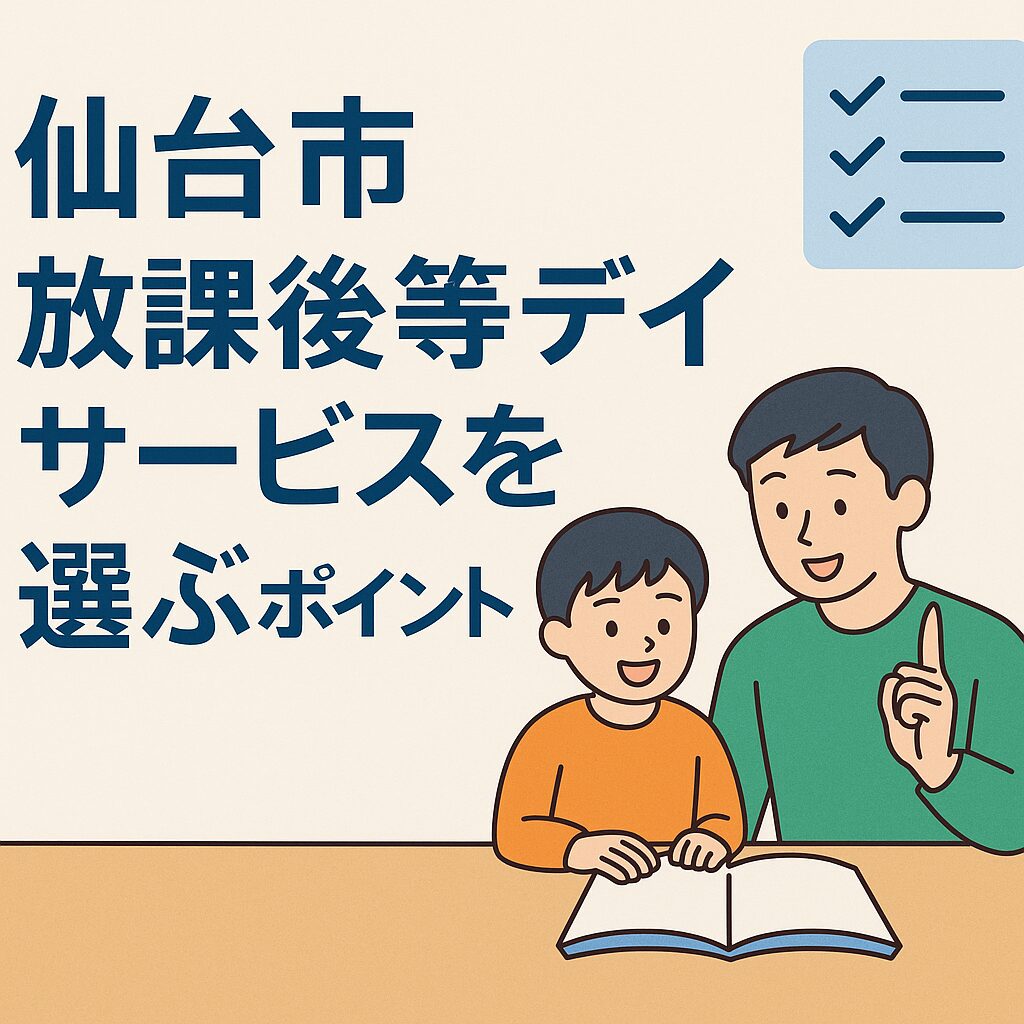 【仙台市】放課後等デイサービスを選ぶポイント｜利用方法とメリット