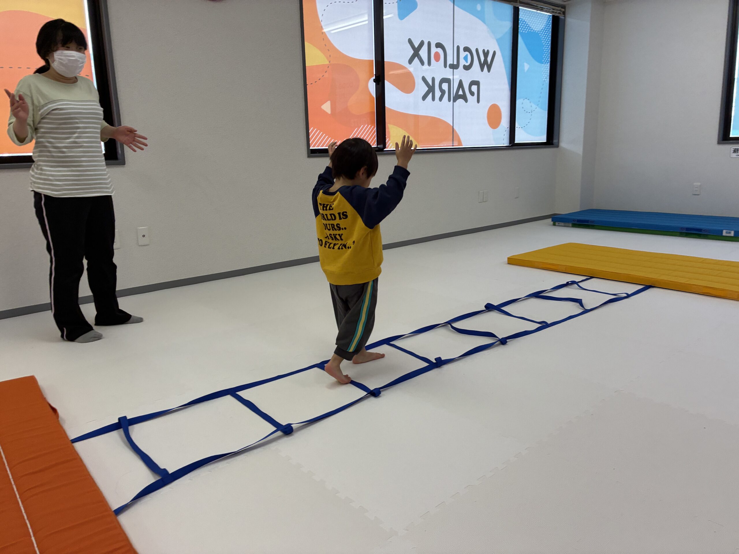 4月11日WELFIX PARK仙台大野田教室の様子｜仙台市太白区(大野田・富沢・長町)の児童発達支援・放課後等デイサービス